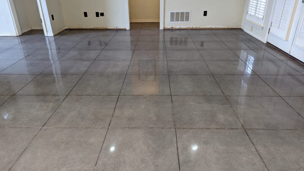 Residential Polished Concrete (Living Room)-min